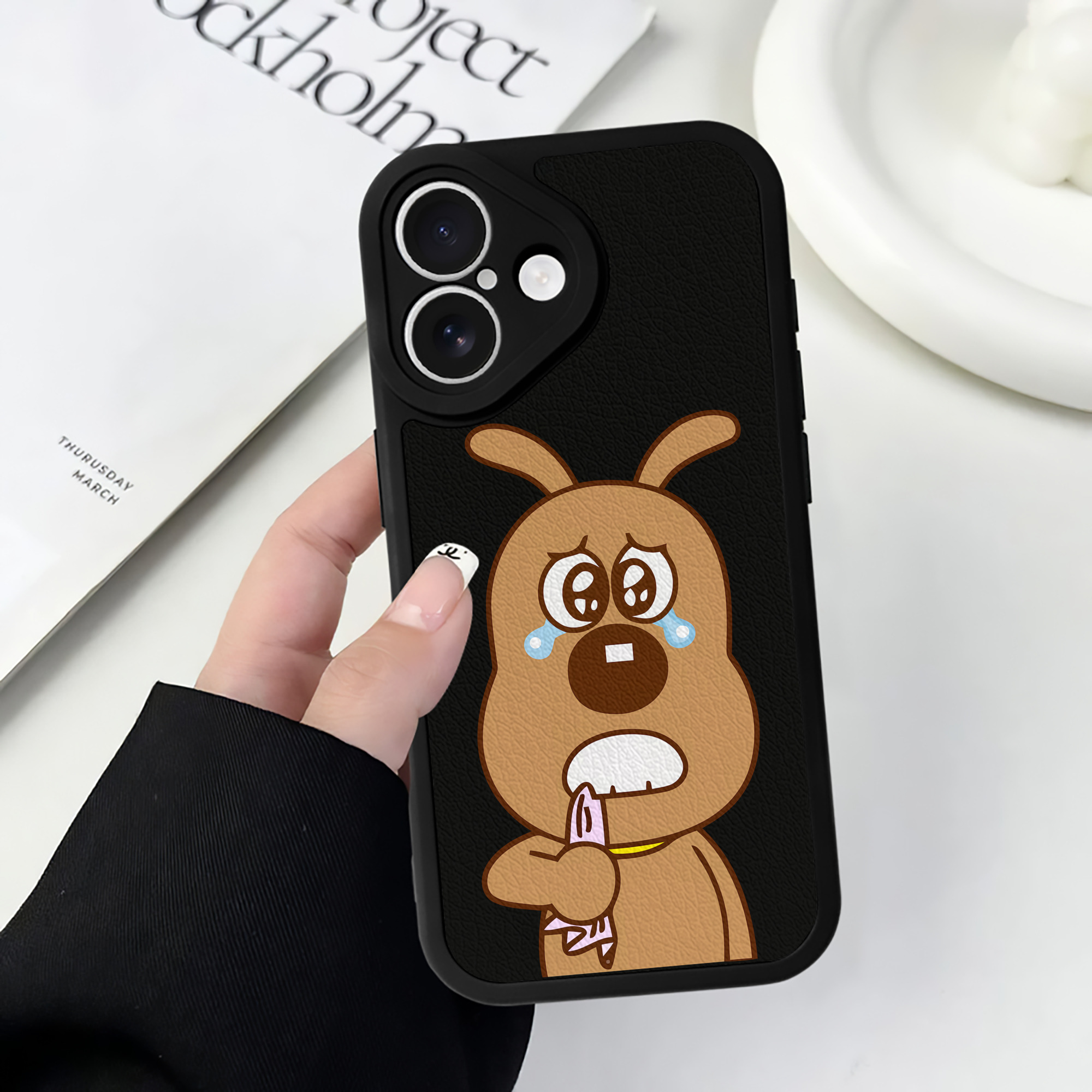 （画像用） アンパンマン Anpanman 【iPhone 16シリーズ対応】シリコンスマホケース（レザー調） 材質：シリコン